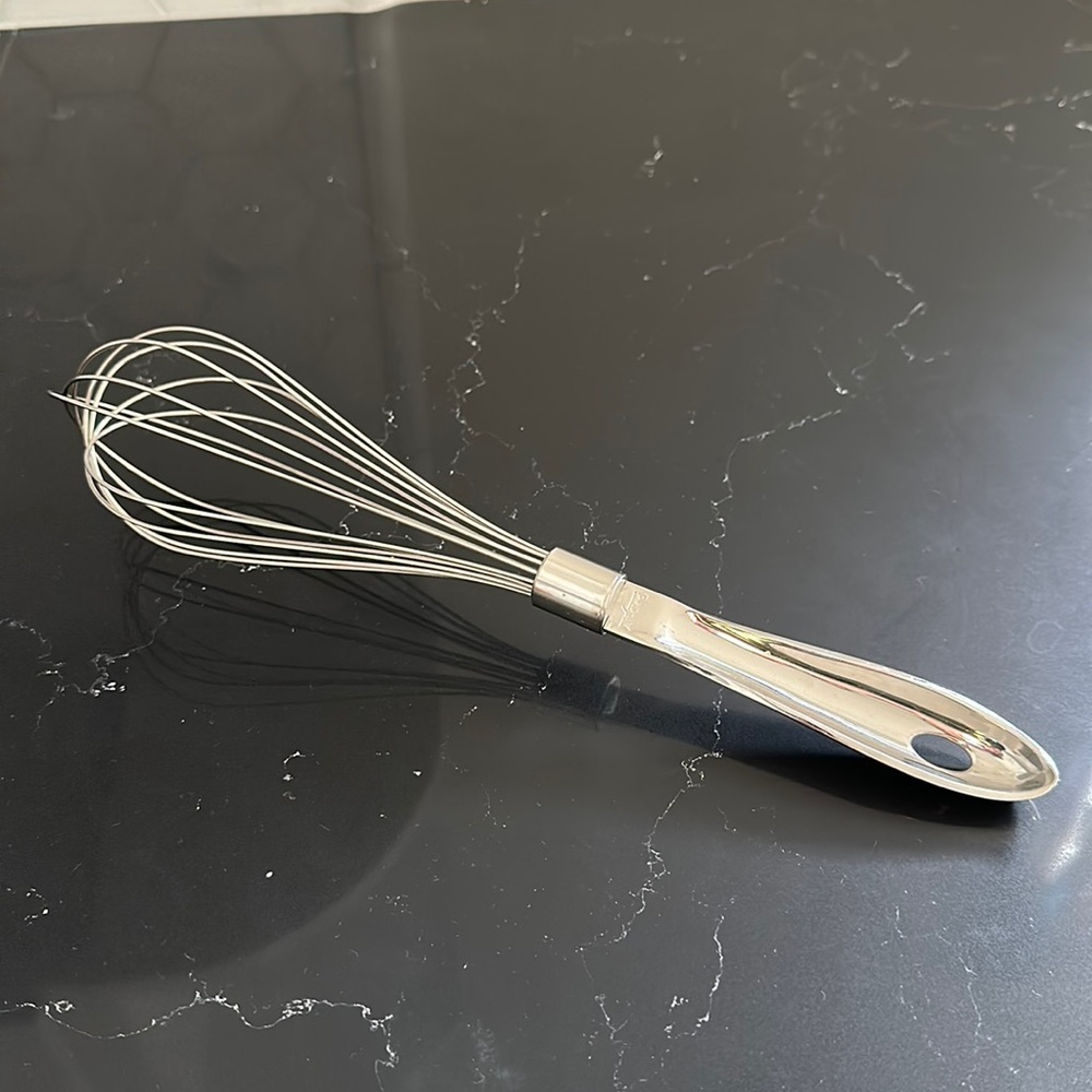 All clad stainless steel whisk
